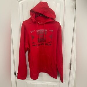 Under Armour Crimson Hoodie with Logo